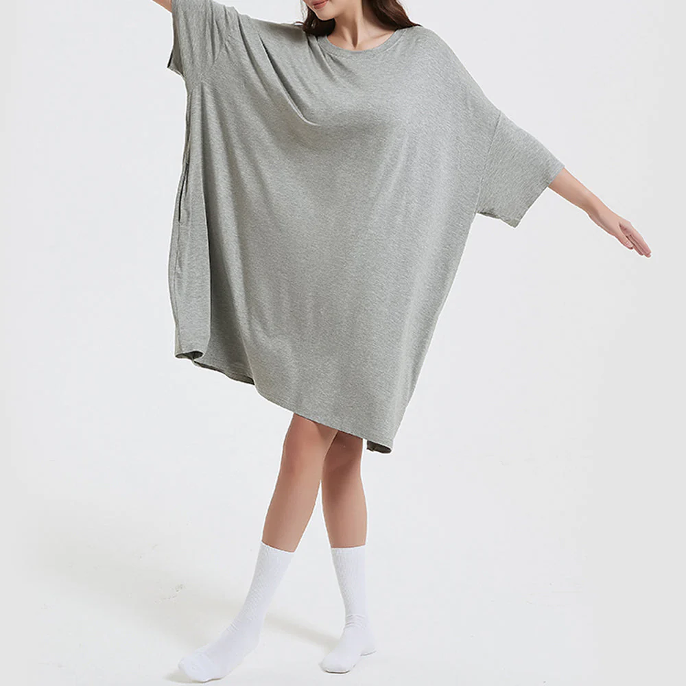 OZ PJ's Oversized Sleep Tee 2 PACK <br>Grey & Mint Green <br>One Size Fits Most - Image 31