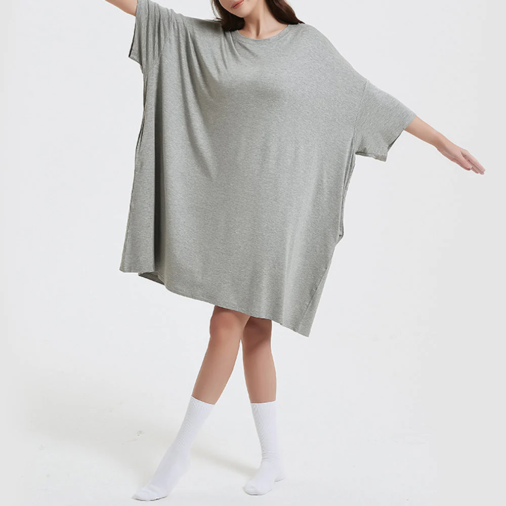 OZ PJ's Oversized Sleep Tee 2 PACK <br>Grey & Mint Green <br>One Size Fits Most - Image 32