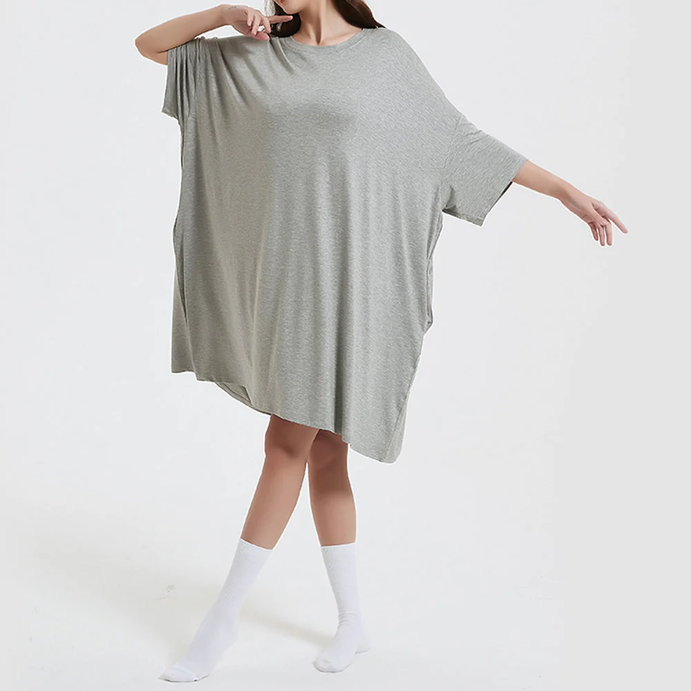 OZ PJ's Oversized Sleep Tee 2 PACK <br>Grey & Mint Green <br>One Size Fits Most - Image 33