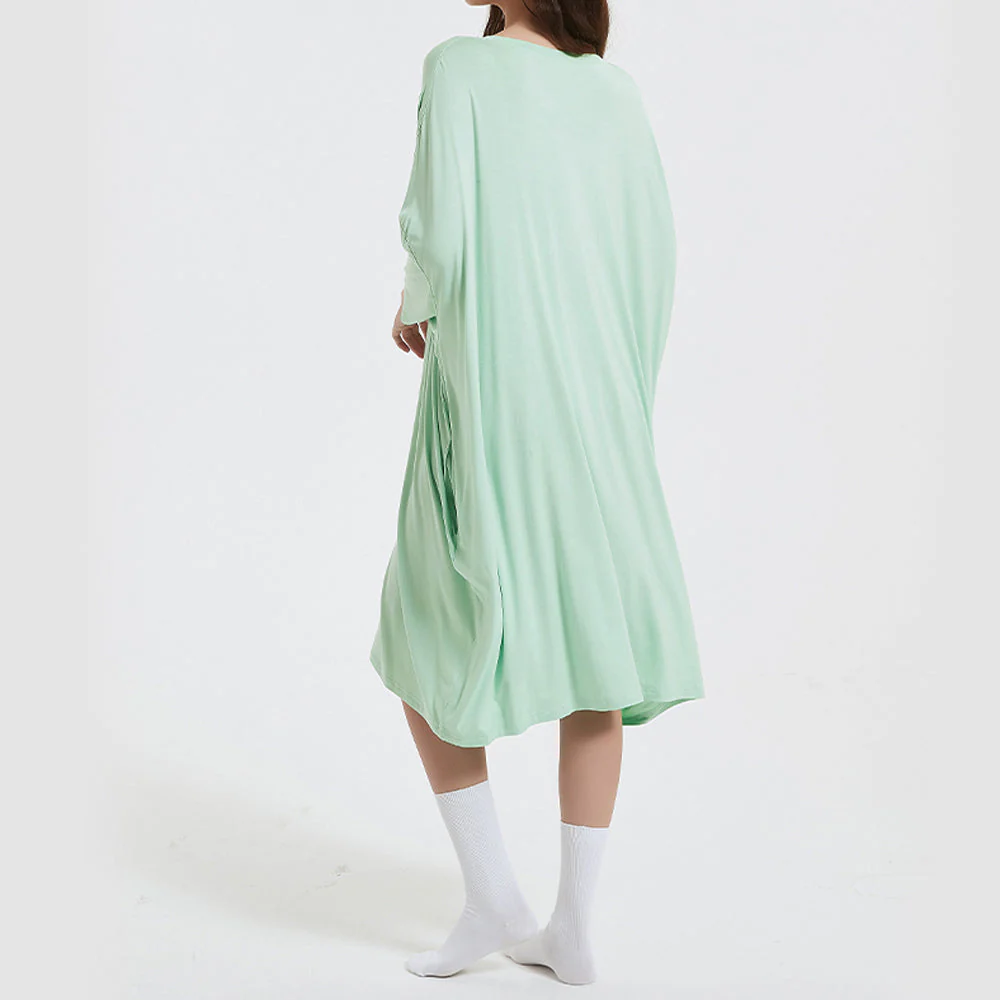 OZ PJ's Oversized Sleep Tee 2 PACK <br>Grey & Mint Green <br>One Size Fits Most - Image 6