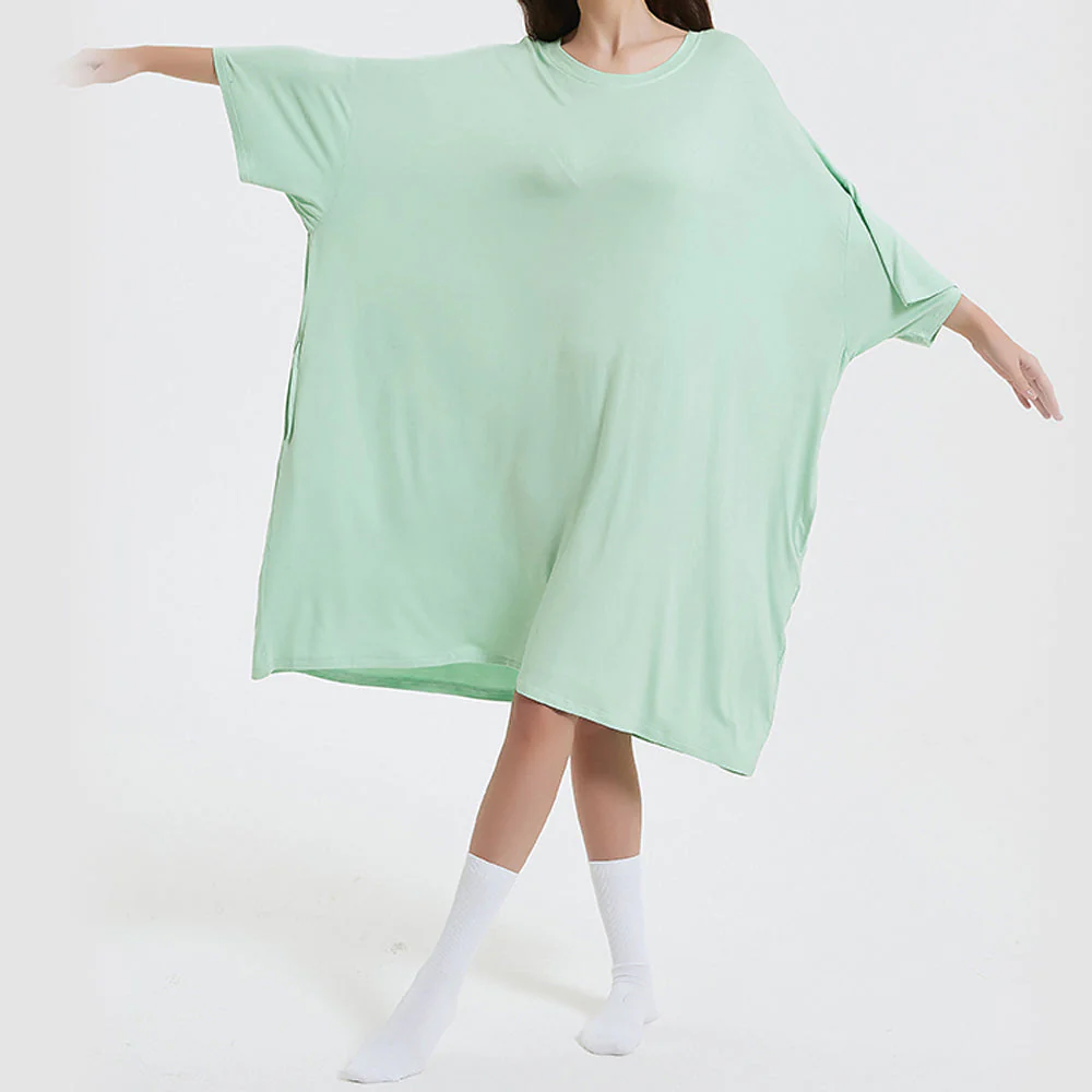 OZ PJ's Oversized Sleep Tee 2 PACK <br>Grey & Mint Green <br>One Size Fits Most - Image 7