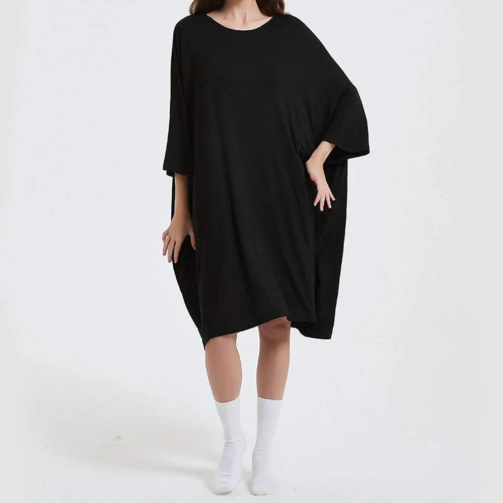 OZ PJ's Oversized Sleep Tee 2 PACK <br>Midnight Black & Blue <br>One Size Fits Most - Image 10