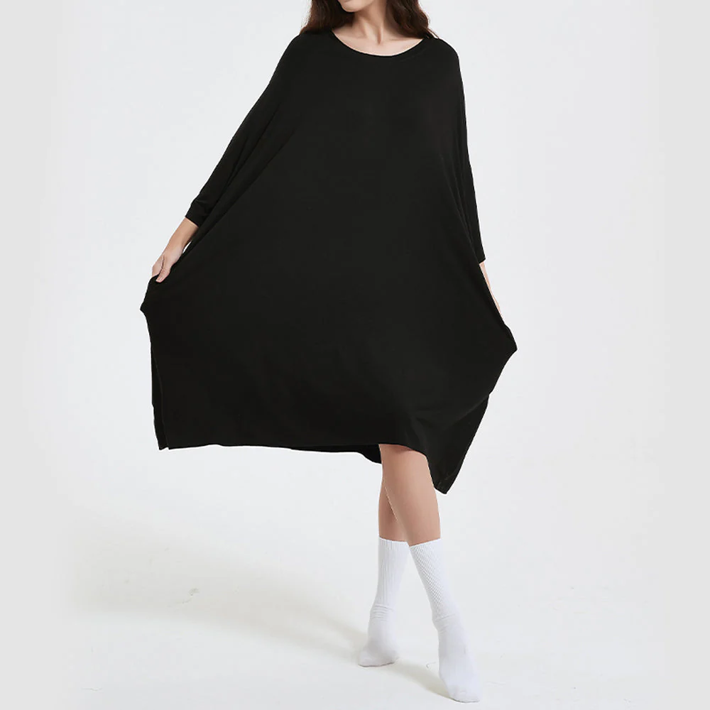 OZ PJ's Oversized Sleep Tee 2 PACK <br>Midnight Black & Blue <br>One Size Fits Most - Image 14
