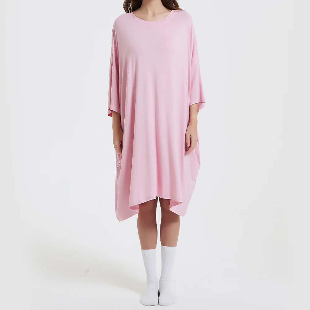 OZ PJ's Oversized Sleep Tee 2 PACK <br>Midnight Black & Baby Pink <br>One Size Fits Most - Image 20