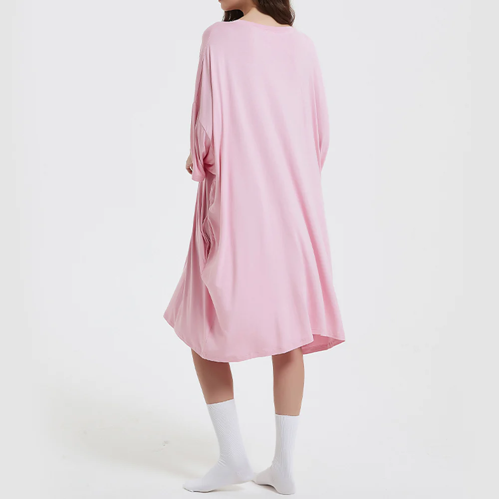 OZ PJ's Oversized Sleep Tee 2 PACK <br>Midnight Black & Baby Pink <br>One Size Fits Most - Image 24