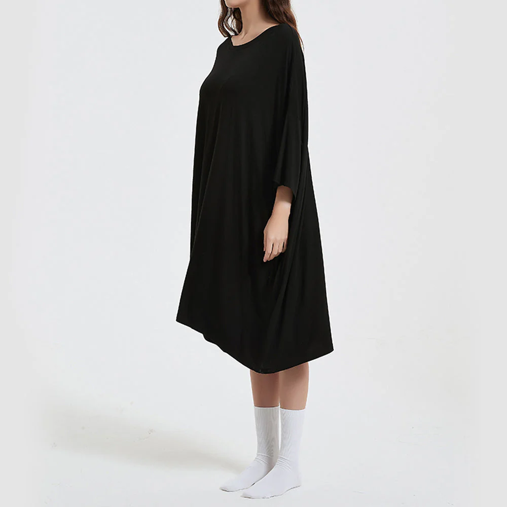 OZ PJ's Oversized Sleep Tee 2 PACK <br>Midnight Black & Blue <br>One Size Fits Most - Image 3
