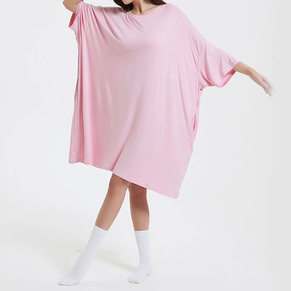 OZ PJ's Oversized Sleep Tee 2 PACK <br>Midnight Black & Baby Pink <br>One Size Fits Most - Image 31
