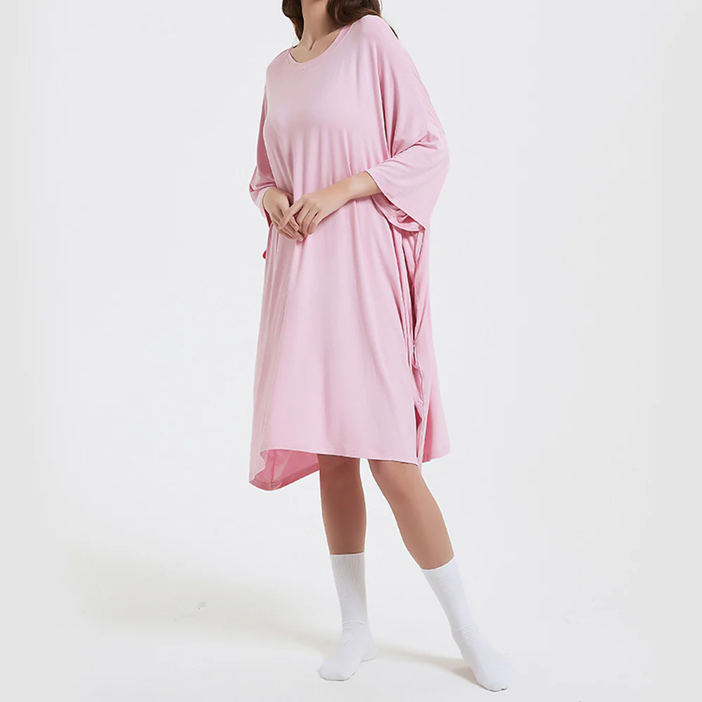 OZ PJ's Oversized Sleep Tee 2 PACK <br>Midnight Black & Baby Pink <br>One Size Fits Most - Image 35