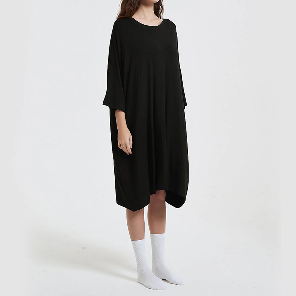 OZ PJ's Oversized Sleep Tee 2 PACK <br>Midnight Black & Blue <br>One Size Fits Most - Image 4