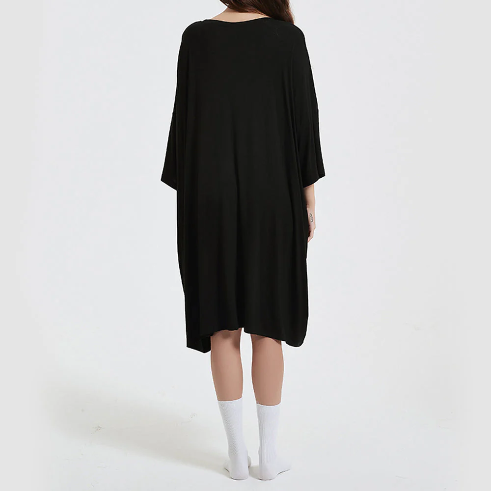 OZ PJ's Oversized Sleep Tee 2 PACK <br>Midnight Black & Blue <br>One Size Fits Most - Image 5