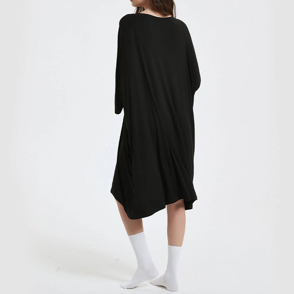 OZ PJ's Oversized Sleep Tee 2 PACK <br>Midnight Black & Blue <br>One Size Fits Most - Image 6