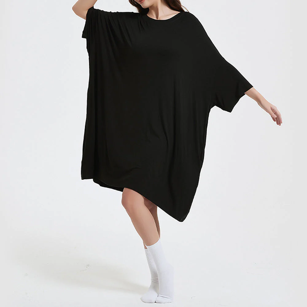 OZ PJ's Oversized Sleep Tee 2 PACK <br>Midnight Black & Blue <br>One Size Fits Most - Image 8