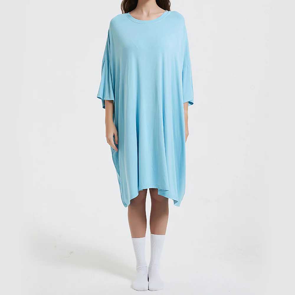 OZ PJ's Oversized Sleep Tee 2 PACK <br>Midnight Black & Blue <br>One Size Fits Most - Image 19
