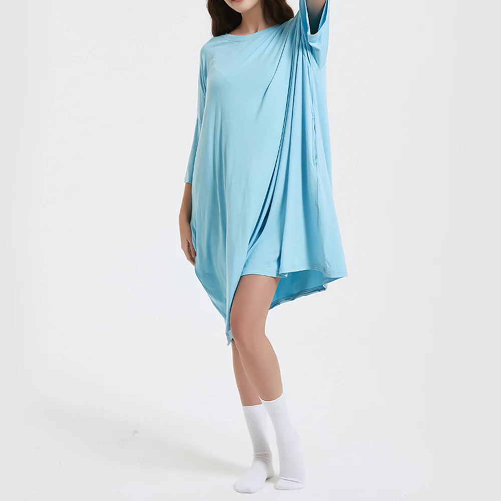 OZ PJ's Oversized Sleep Tee 2 PACK <br>Midnight Black & Blue <br>One Size Fits Most - Image 28