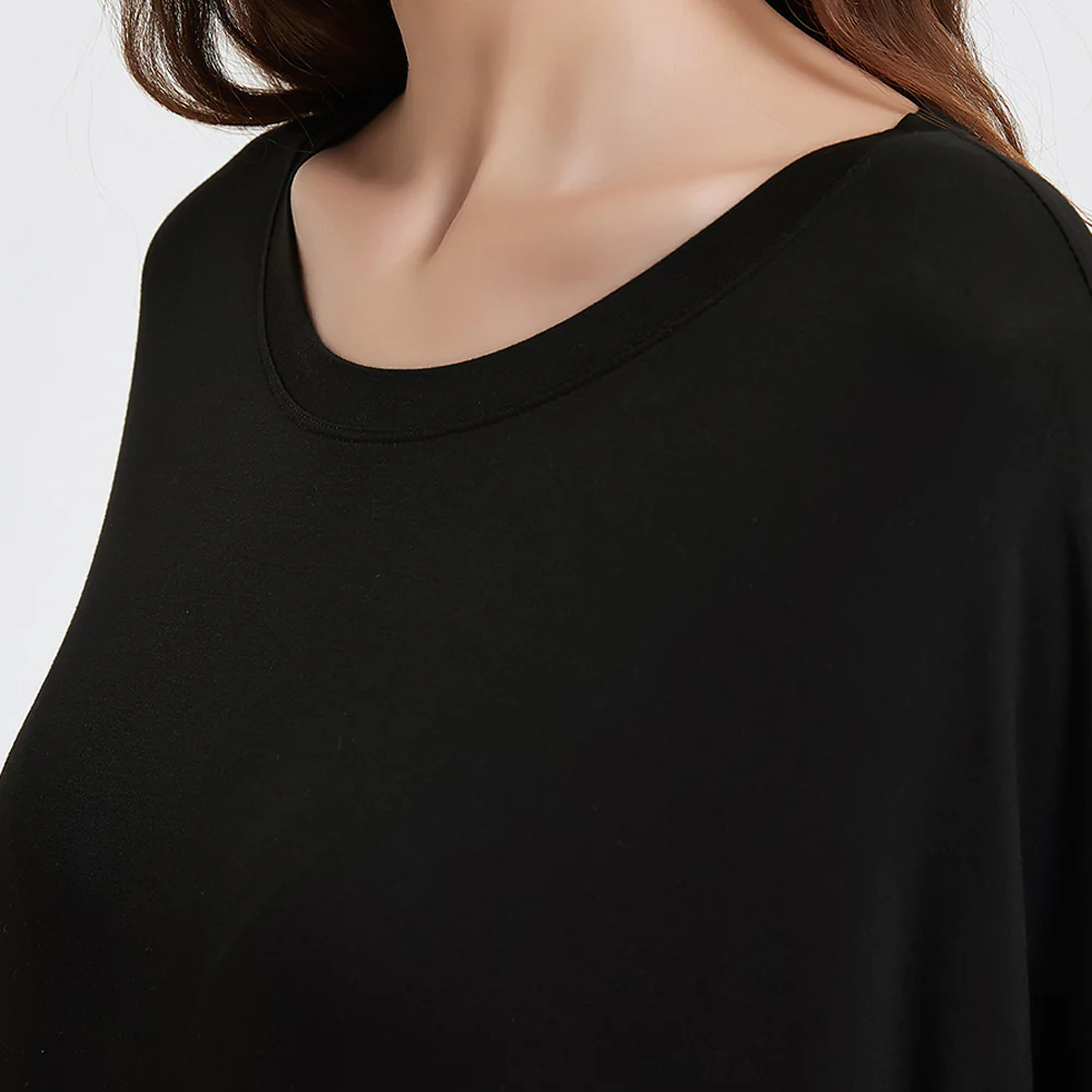 OZ PJ's Oversized Sleep Tee 2 PACK <br>Midnight Black & Grey <br>One Size Fits Most - Image 16