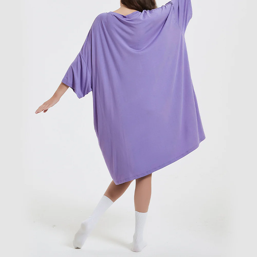 OZ PJ's Oversized Sleep Tee 2 PACK <br>Baby Pink & Lilac <br>One Size Fits Most - Image 14