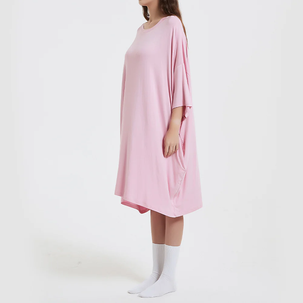 OZ PJ's Oversized Sleep Tee 2 PACK <br>Baby Pink & Lilac <br>One Size Fits Most - Image 17