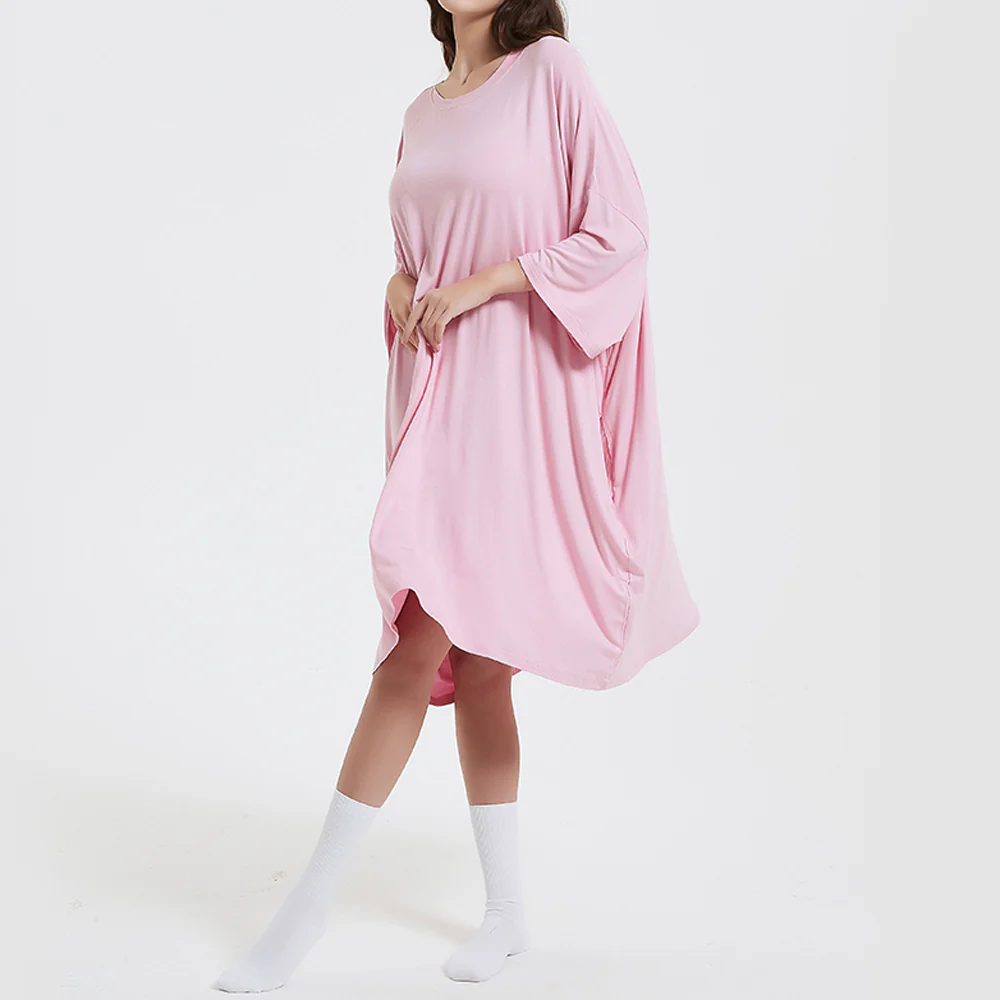 OZ PJ's Oversized Sleep Tee 2 PACK <br>Baby Pink & Lilac <br>One Size Fits Most - Image 24