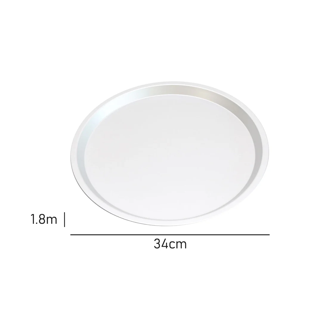 Pizza Pan Medium <br>Premium Non Stick <br>Dimension - 34 x 34 x 1.8cm - Image 2