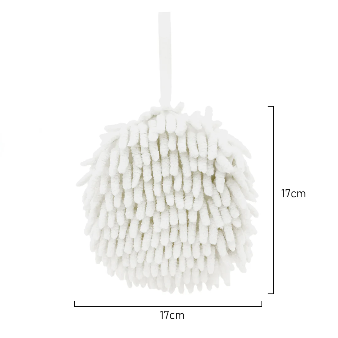POM POM Multi Purpose Cleaning Cloth 3 Pack <br>Super Soft Chenille <br>Charcoal, Blue & White - Image 6