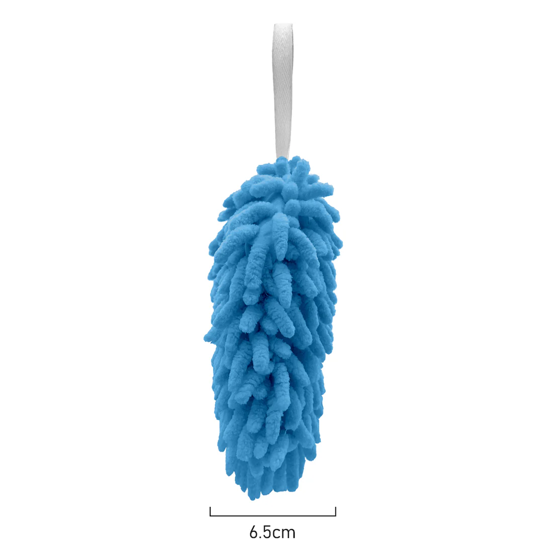 POM POM Multi Purpose Cleaning Cloth <br>Super Soft Chenille <br>Blue - Image 4