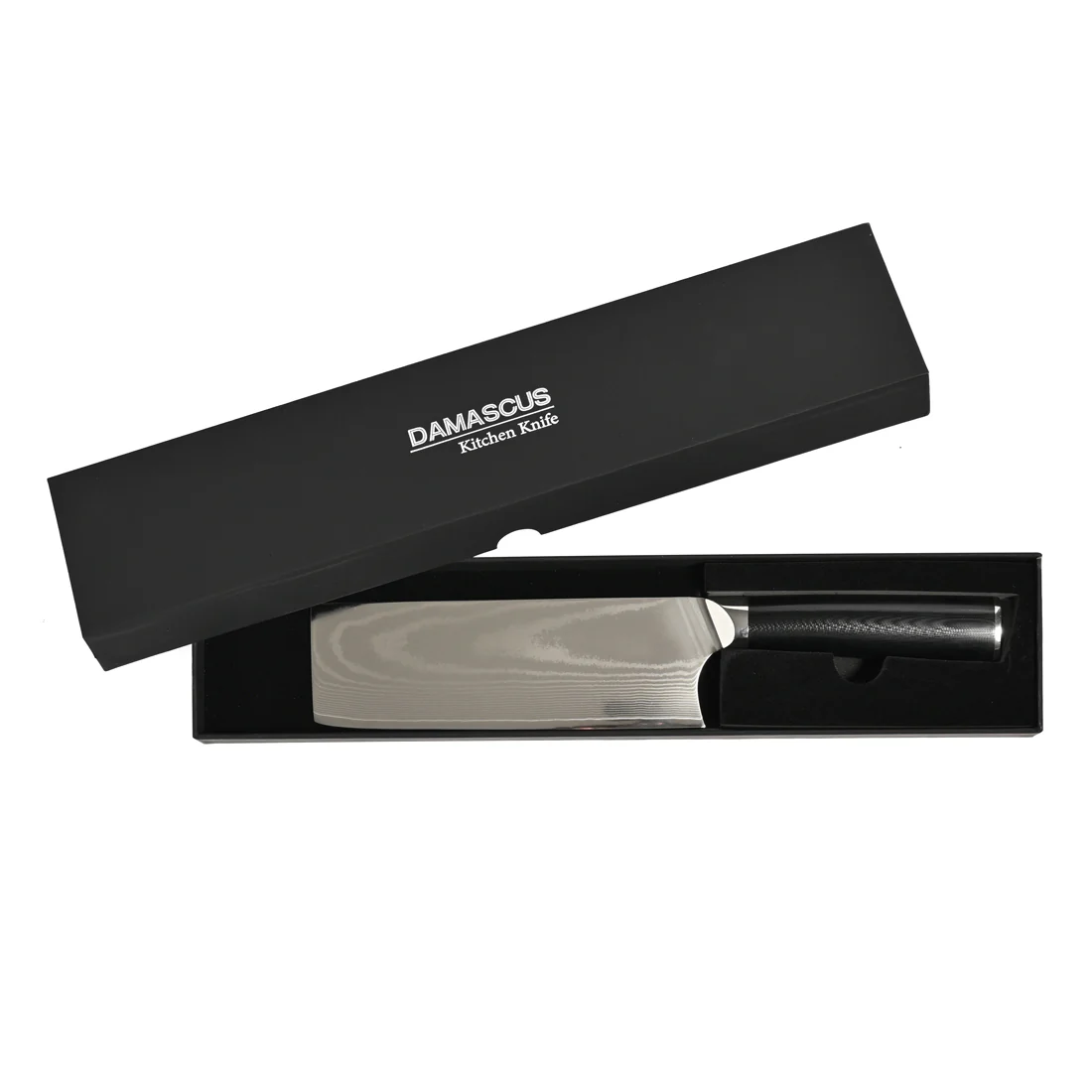 Professional Damascus Cleaver Knife <br>67 Layers Japanese Stainless Steel <br>7 Inch Length x 2.36 Inch Width - Image 3