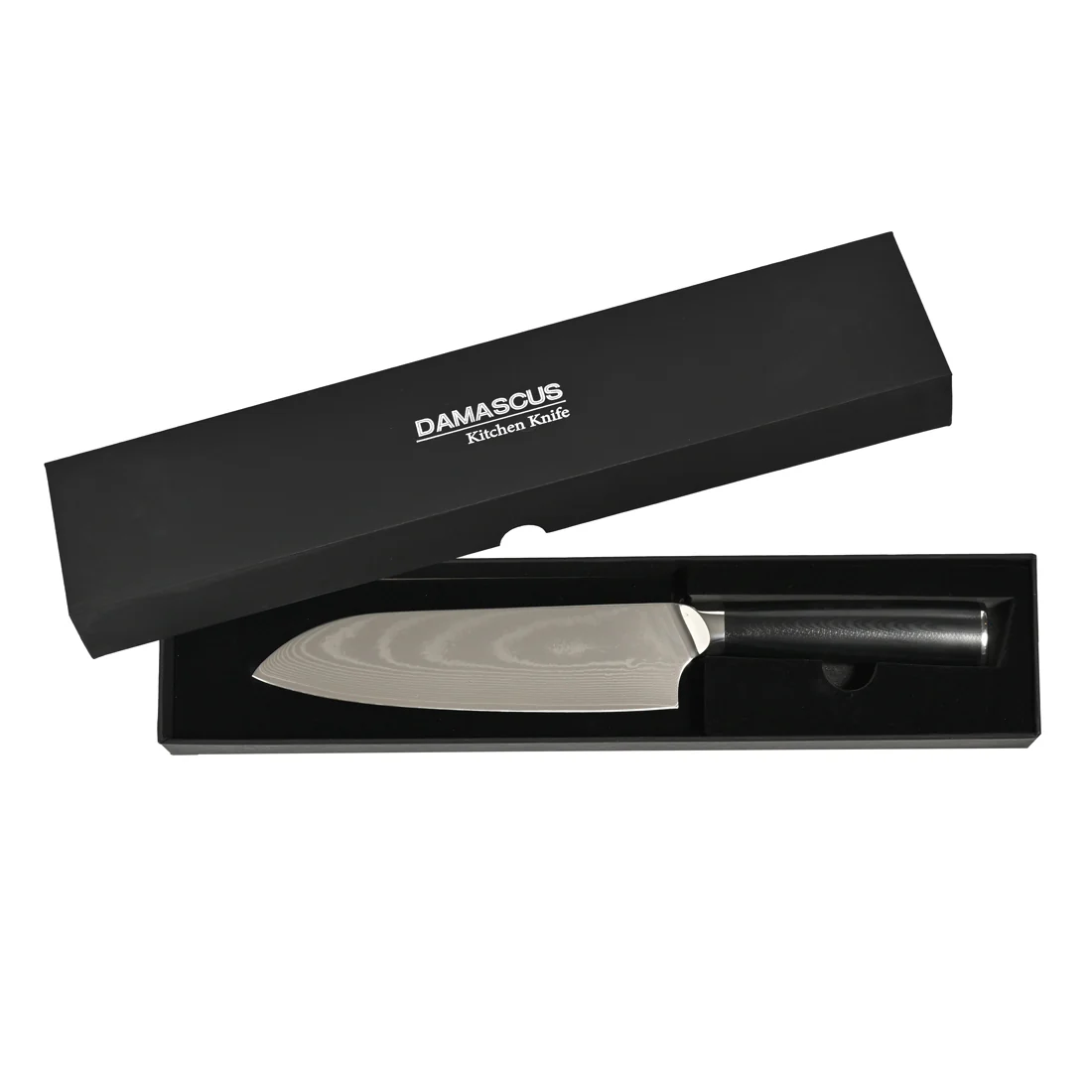 Professional Damascus Santoku Knife <br>67 Layers Japanese Stainless Steel <br>7 Inch - Image 3