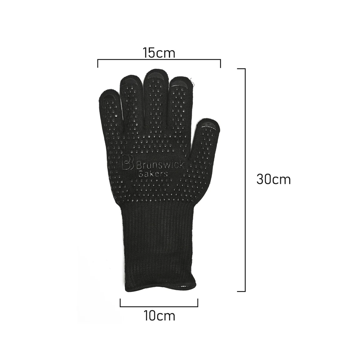 Professional Heat Resistant Baking/BBQ/Oven Gloves <br>set of 2 <br>Medium - Image 3