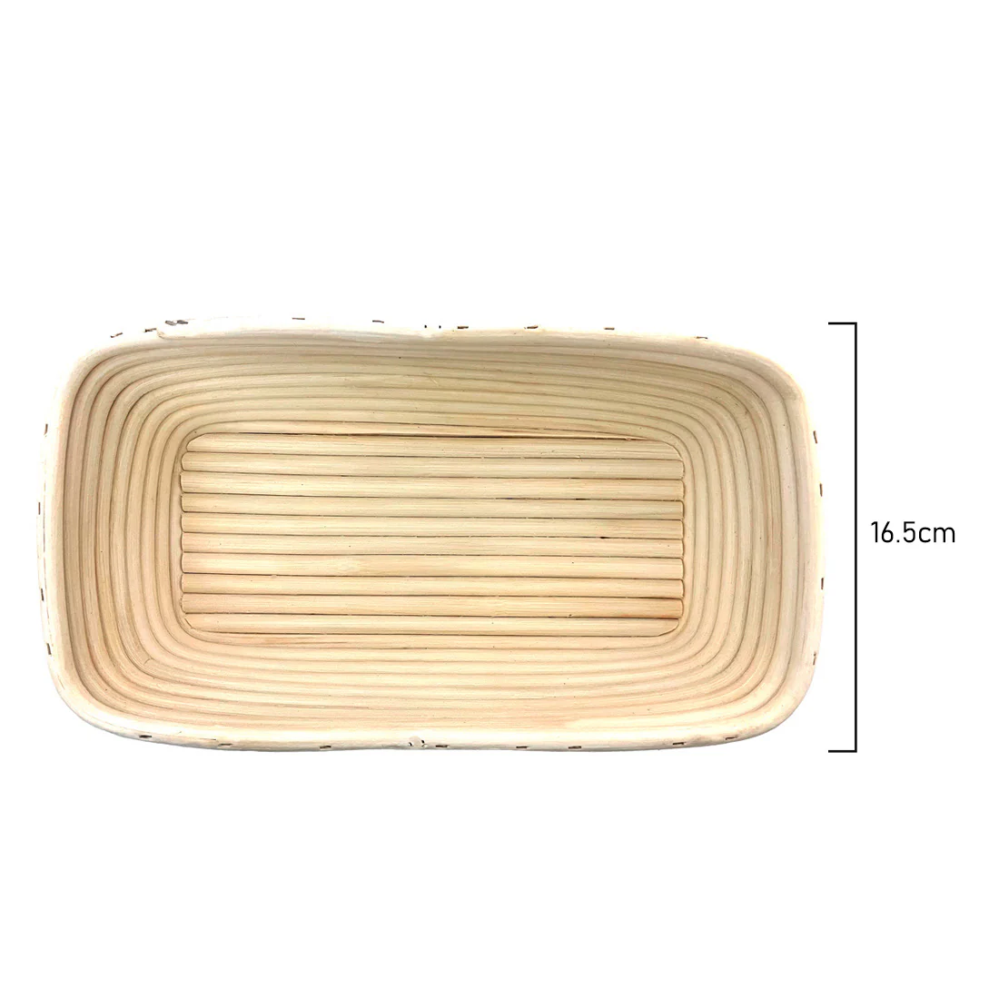 Rectangular Banneton <br>Natural Ratten <br>Dimensions - 30cm - Image 5