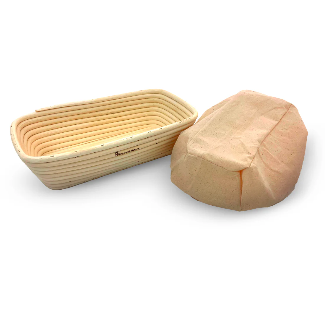 Rectangular Banneton with Lining <br>Natural Ratten <br>Dimensions - 30cm