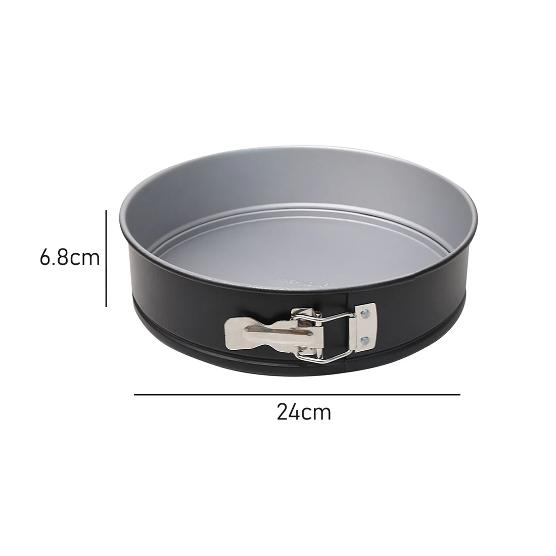 Round Springform Pan <br>Premium Non Stick <br>Dimensions 24 x 6.8cm - Image 2