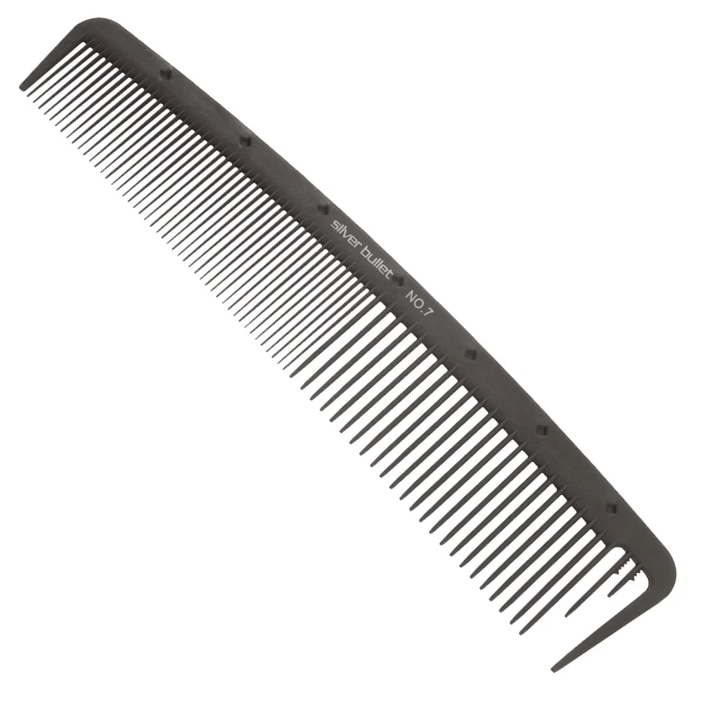 Silver Bullet Carbon Basin Hair Comb <br>20.3cm <br>Black