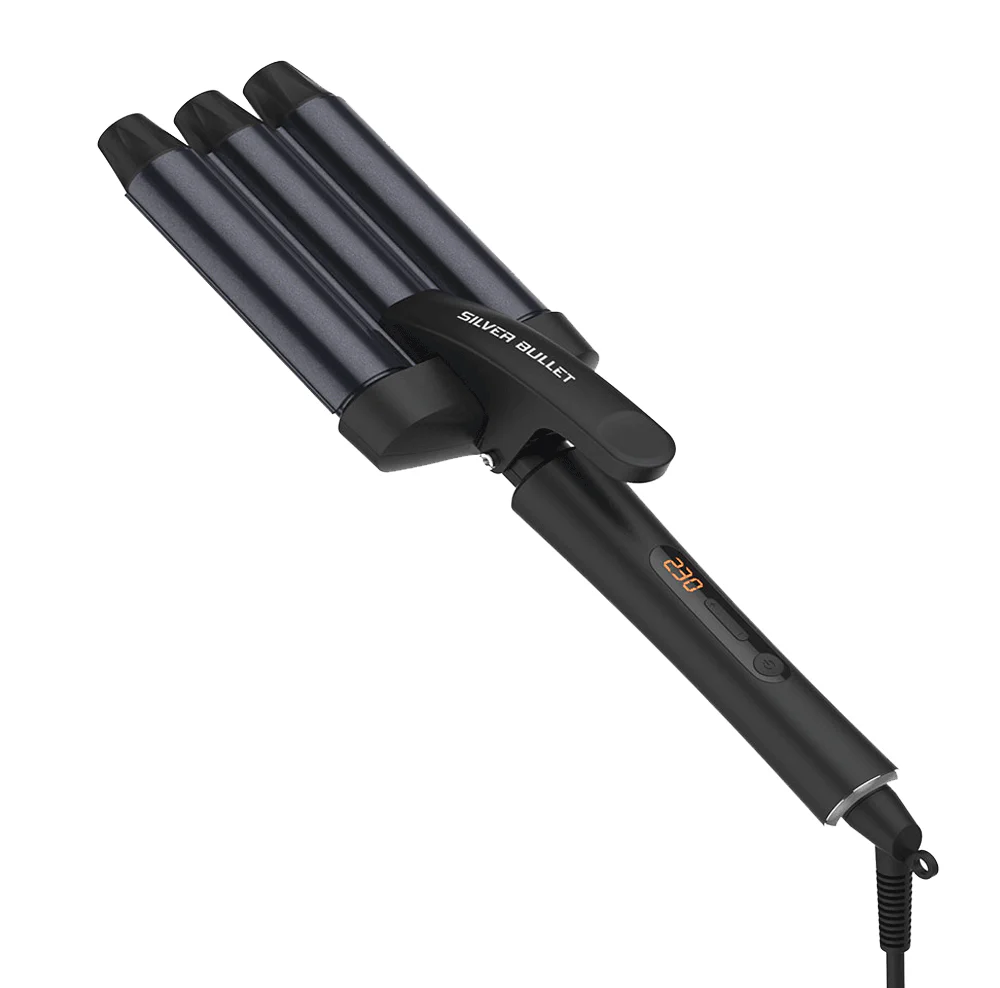 Silver Bullet Wondercurl Triple Barrel Curling Iron <br>3 x 28mm <br>Extra Long Swivel Cord - Image 3