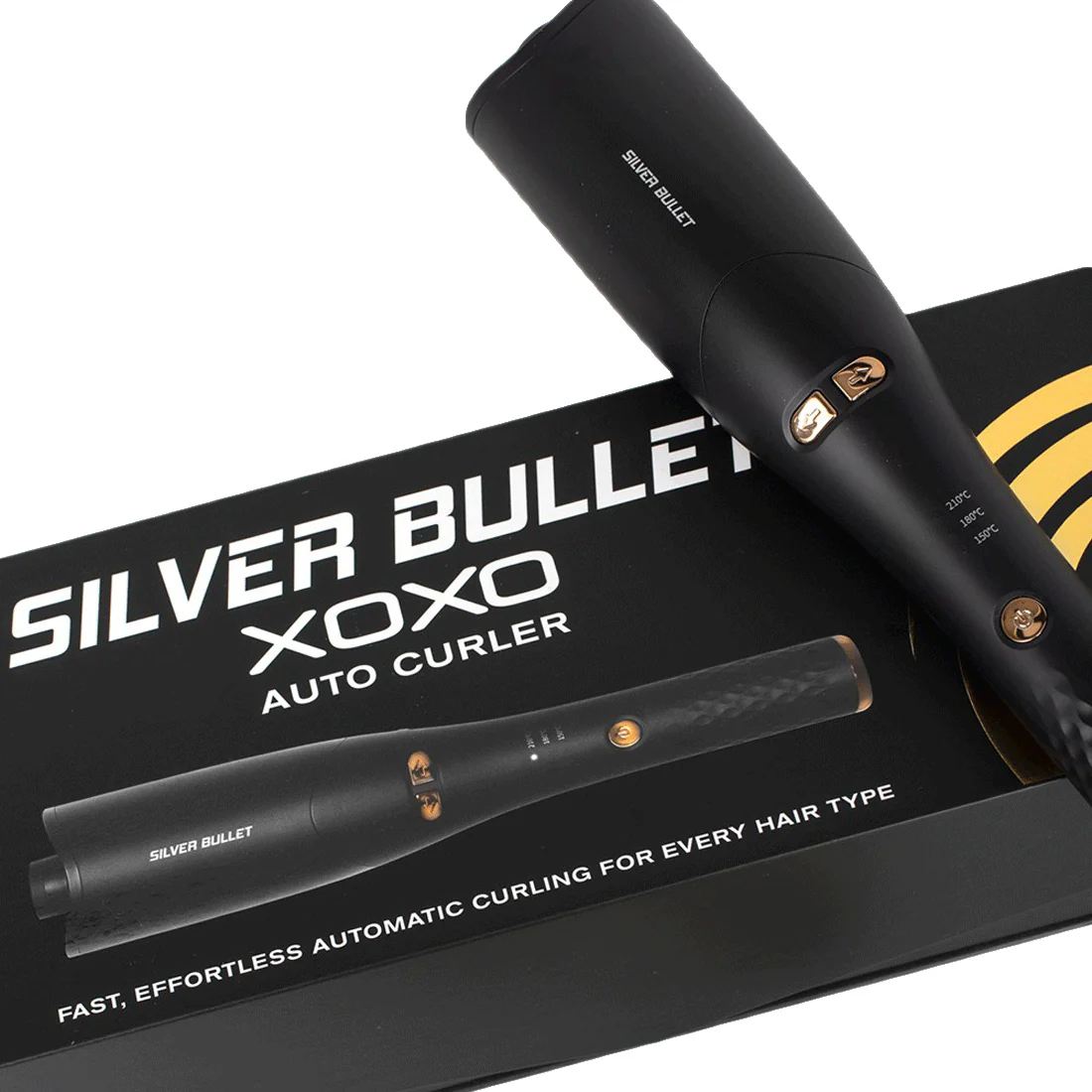 Silver Bullet XOXO Auto Hair Curler <br>Black <br>Dual Voltage for worldwide usage - Image 3