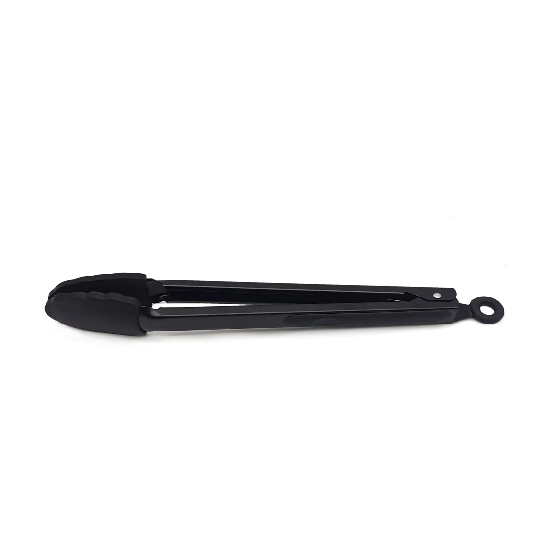 St. Clare 11 pce Utensil Set <br>Black Silicone with Acacia <br>Handle Italian Design - Image 3