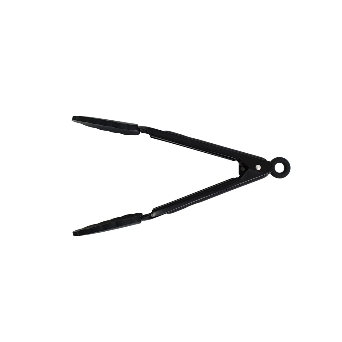 St. Clare 11 pce Utensil Set <br>Black Silicone with Acacia <br>Handle Italian Design - Image 7