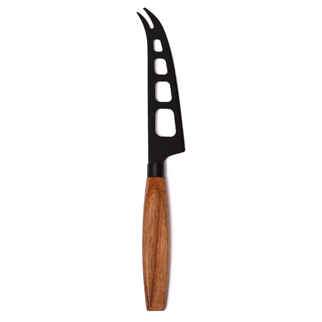 St Clare 3 Piece Cheese Knife Set <br>1 x Cleaver, 1 x Soft Cheese Knife & 1 x Chisel <br>Acacia & Black Stainless Steel - Image 4