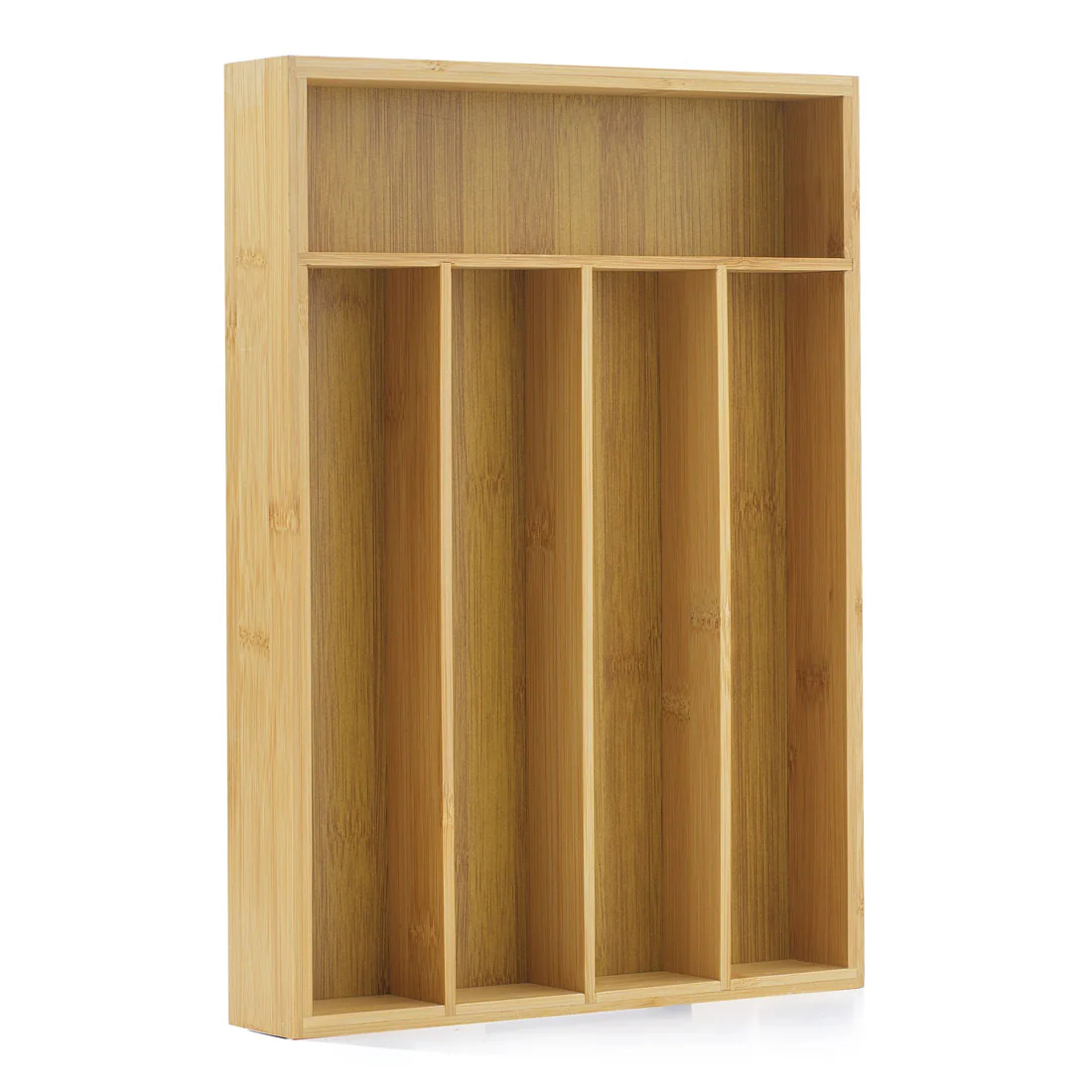 St Clare 5 Compartment Cutlery Tray <br>Eco Friendly Bamboo <br>Dimensions - 35 x 25 x 6cm