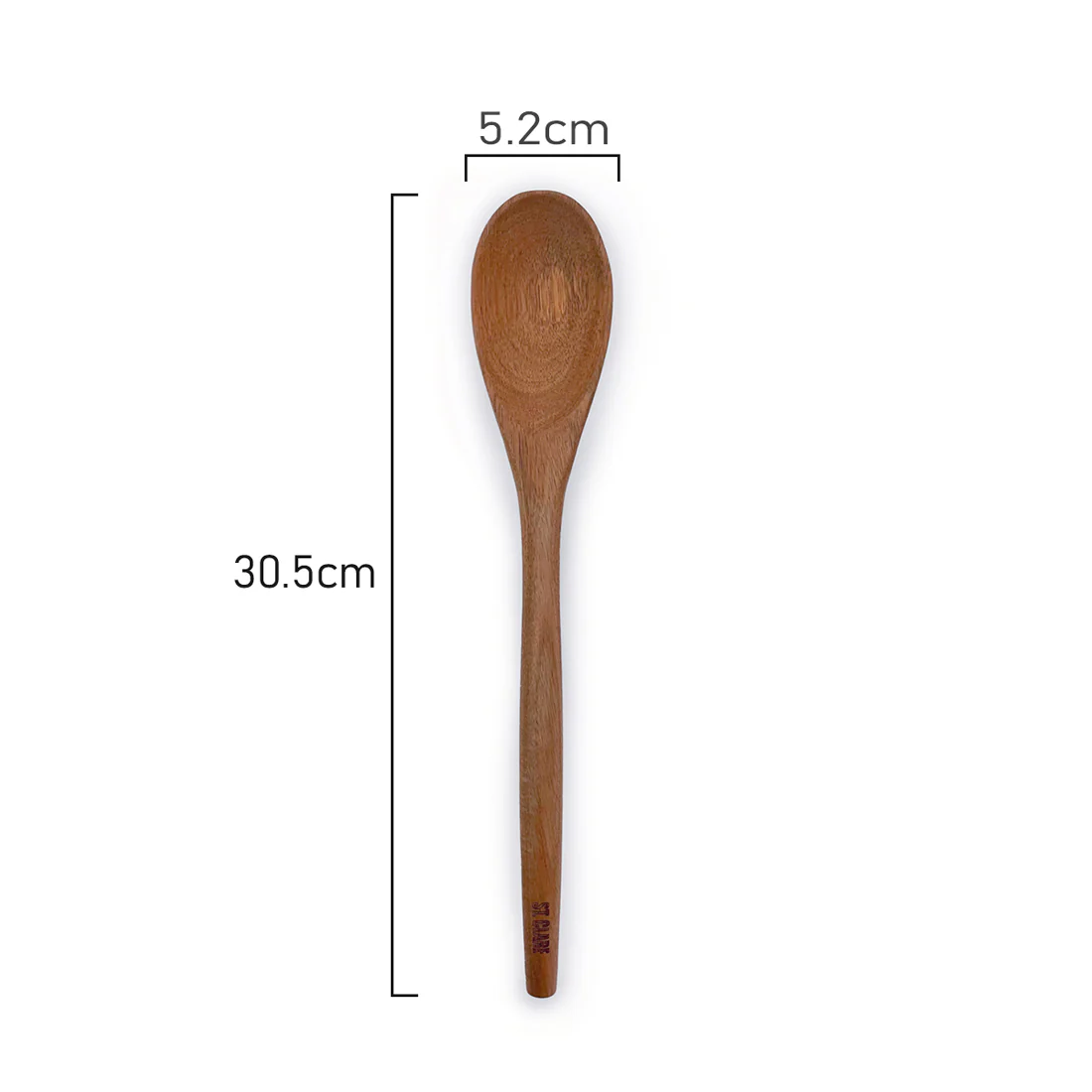 St. Clare 5 pce Utensil Set <br>Sustainably Farmed Solid Acacia Wood <br>Eco Friendly - Image 7