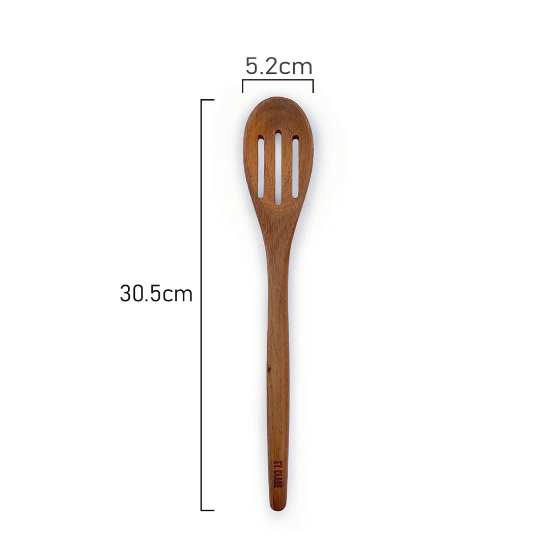 St. Clare 5 pce Utensil Set <br>Sustainably Farmed Solid Acacia Wood <br>Eco Friendly - Image 9