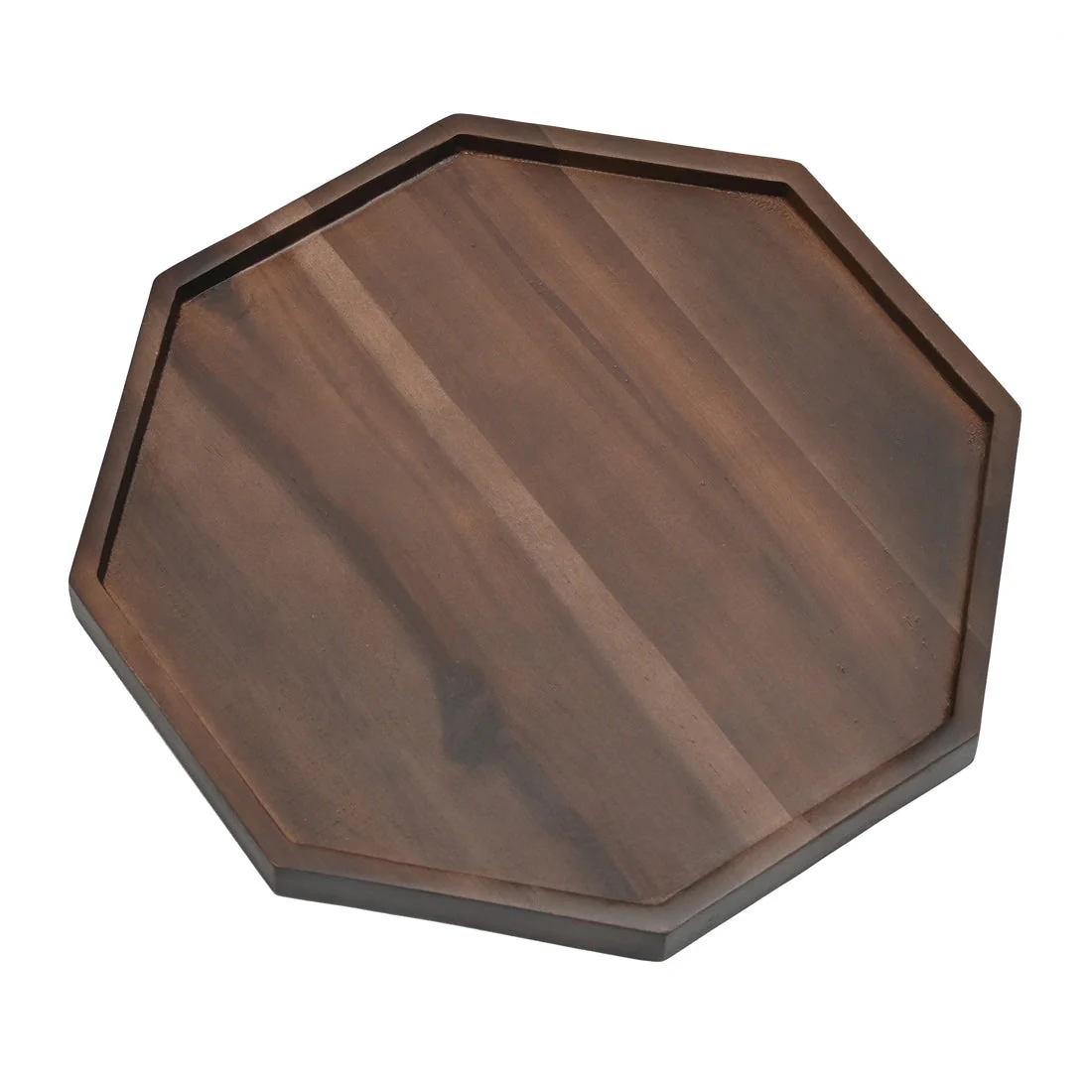 St Clare Acacia Octagonal Serving Tray <br>Acacia Wood <br>Dimensions 30cm - Image 2