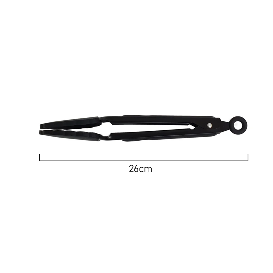 St. Clare Heavy Duty Tongs <br>Black Silicone & Stainless Steel <br>26cm - Image 7