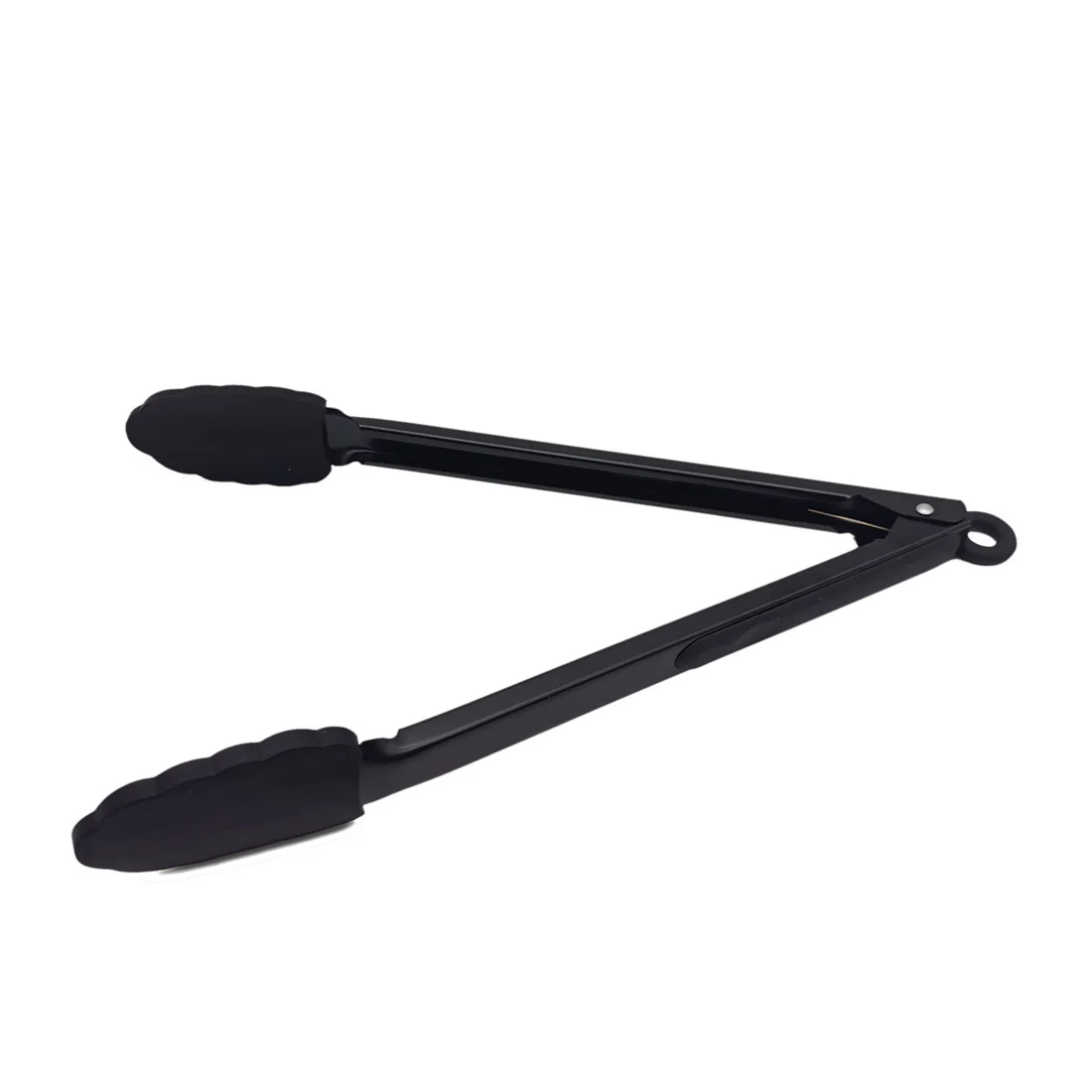 St. Clare Heavy Duty Tongs <br>Black Silicone & Stainless Steel <br>Dimensions - 30cm