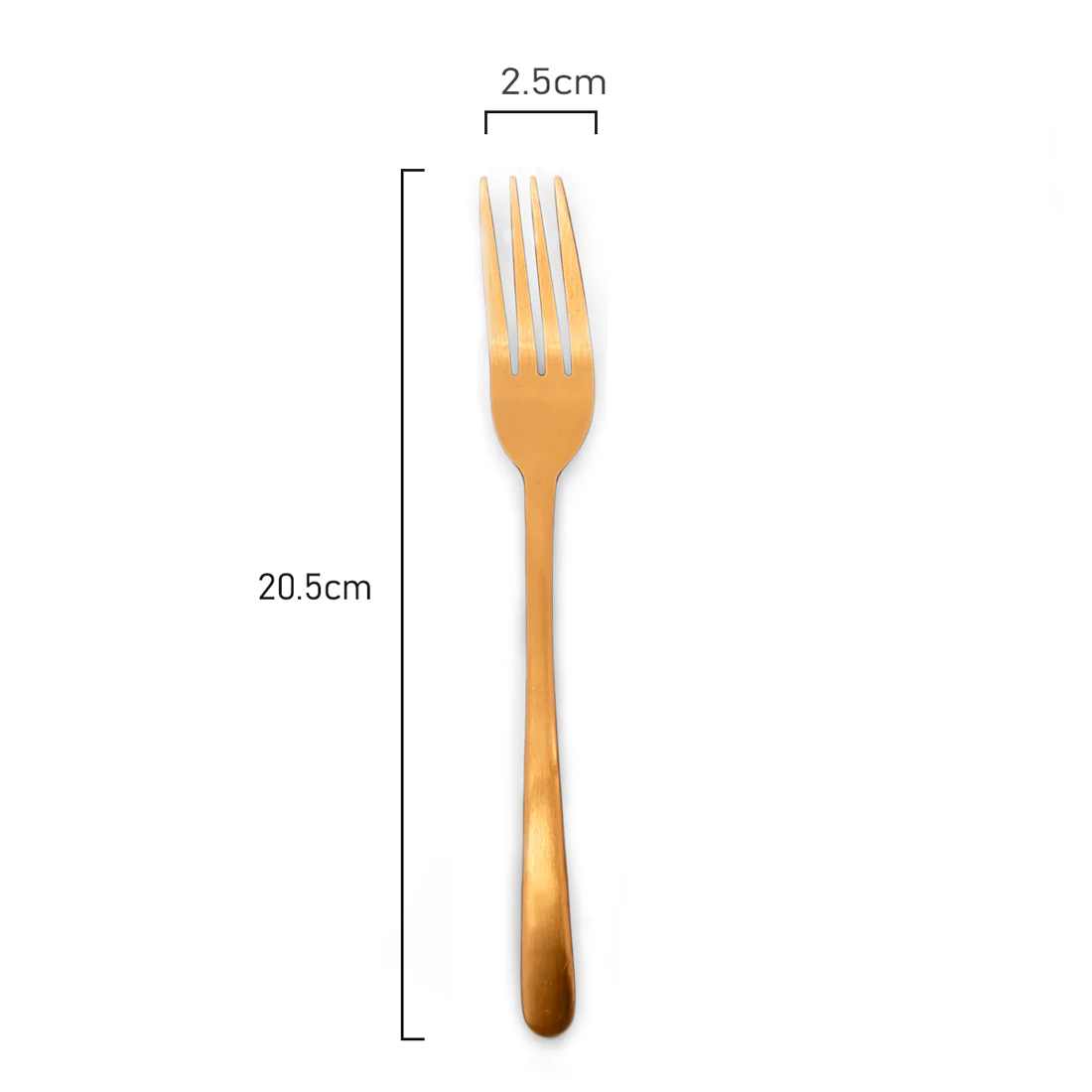 St Clare Nordic 16 Pce Cutlery Set <br>Rose Gold Satin Matte Finish <br>Quality Stainless Steel - Image 5