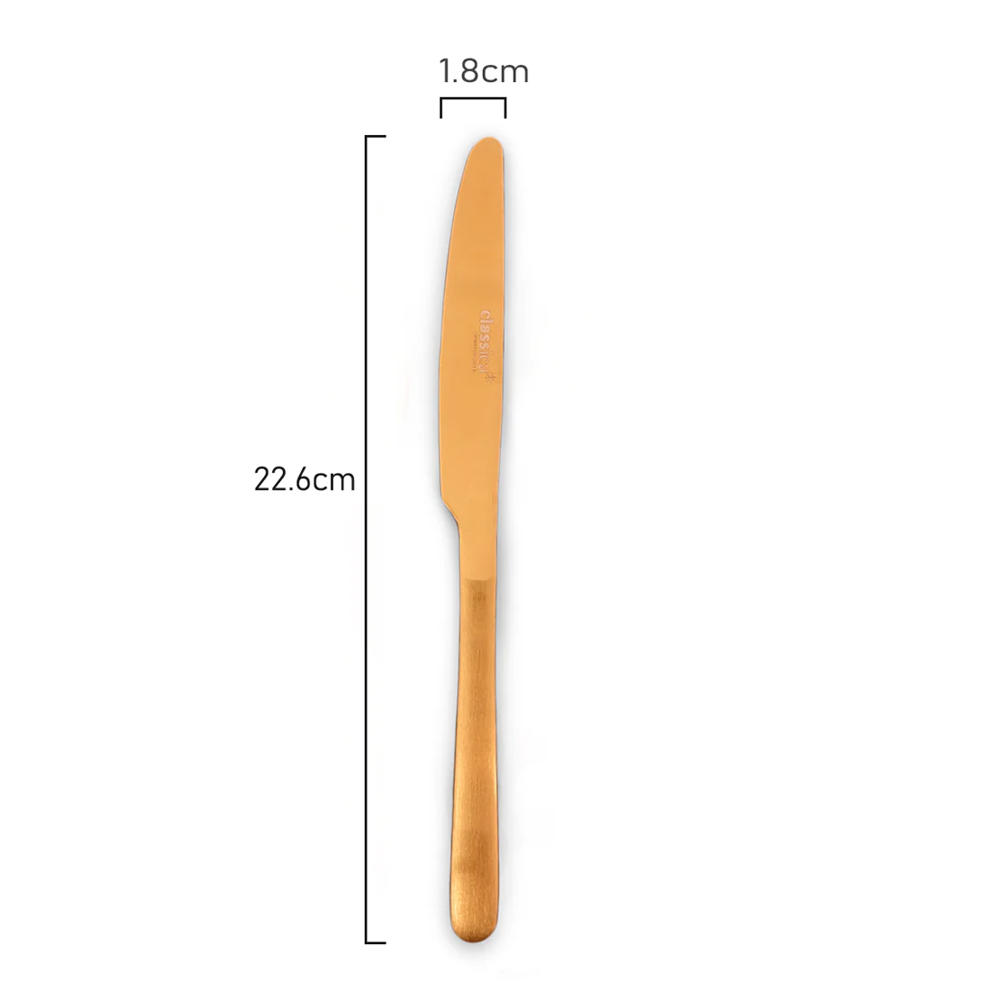 St Clare Nordic 16 Pce Cutlery Set <br>Rose Gold Satin Matte Finish <br>Quality Stainless Steel - Image 6