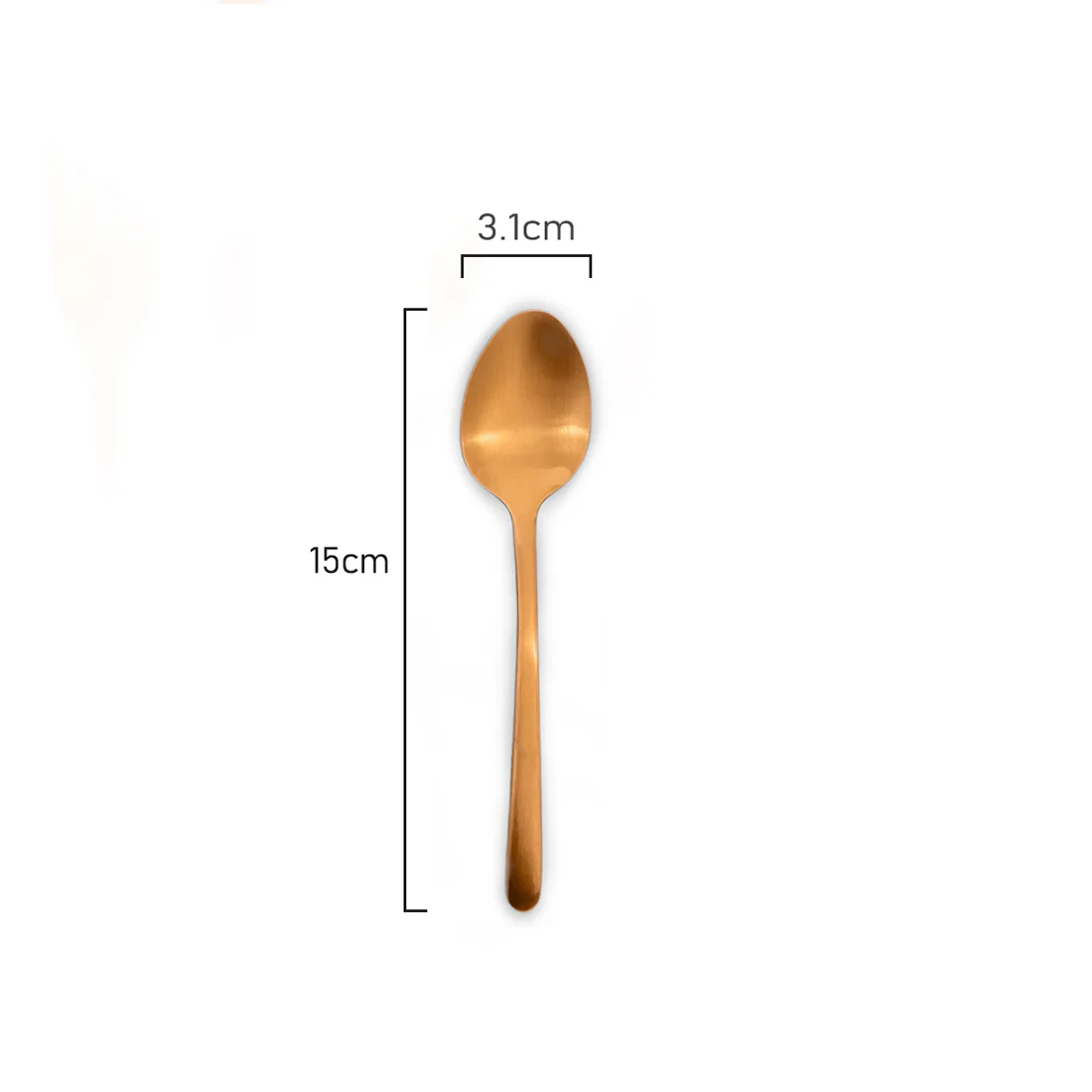 St Clare Nordic 16 Pce Cutlery Set <br>Rose Gold Satin Matte Finish <br>Quality Stainless Steel - Image 8