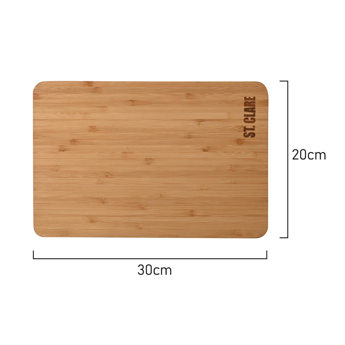 St Clare Rectangular Chopping Board <br>Bamboo Long Grain <br>Dimensions - 30 x 20 x 1.5cm - Image 4