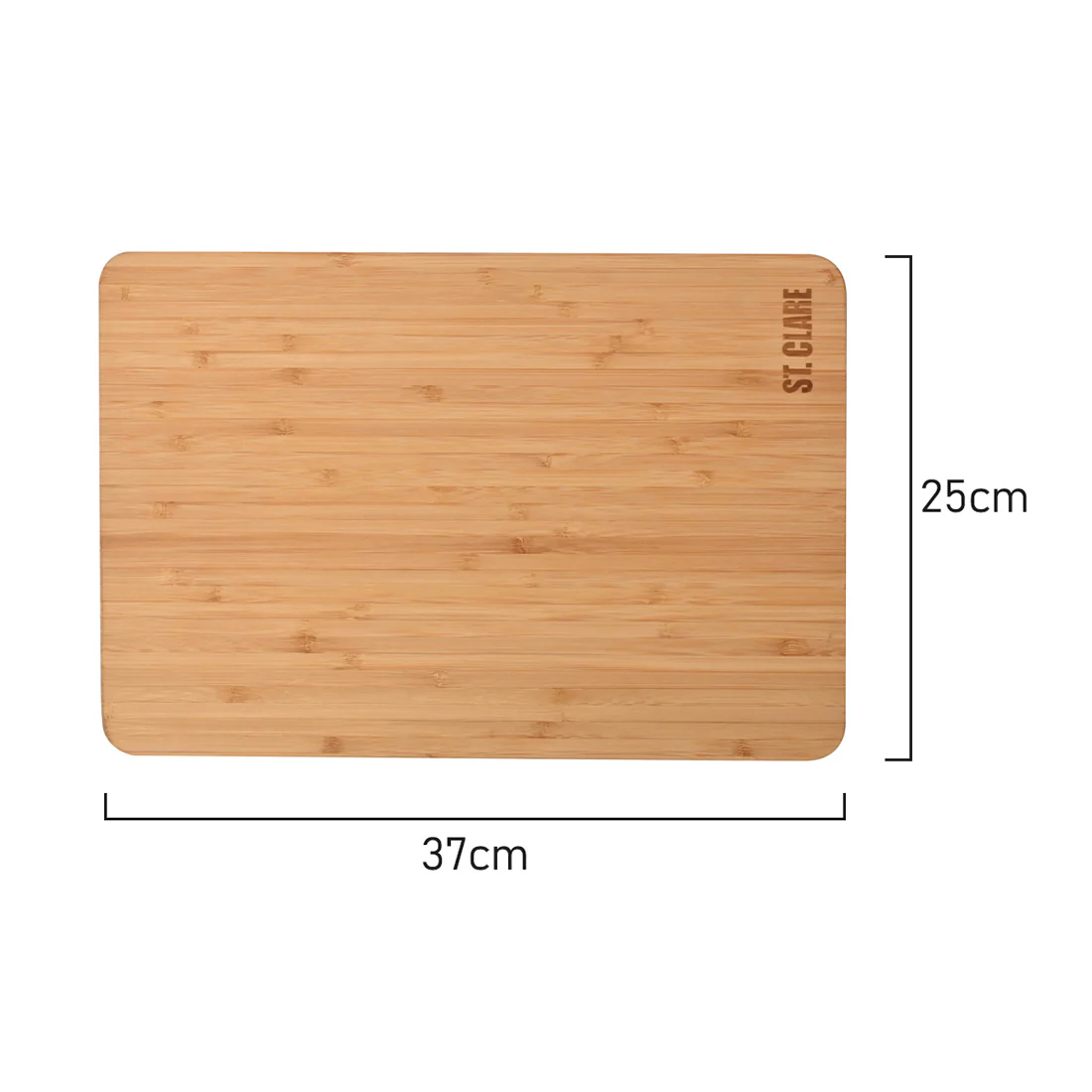 St Clare Rectangular Chopping Board <br>Bamboo Long Grain <br>Dimensions - 37 x 25 x 1.7cm - Image 4