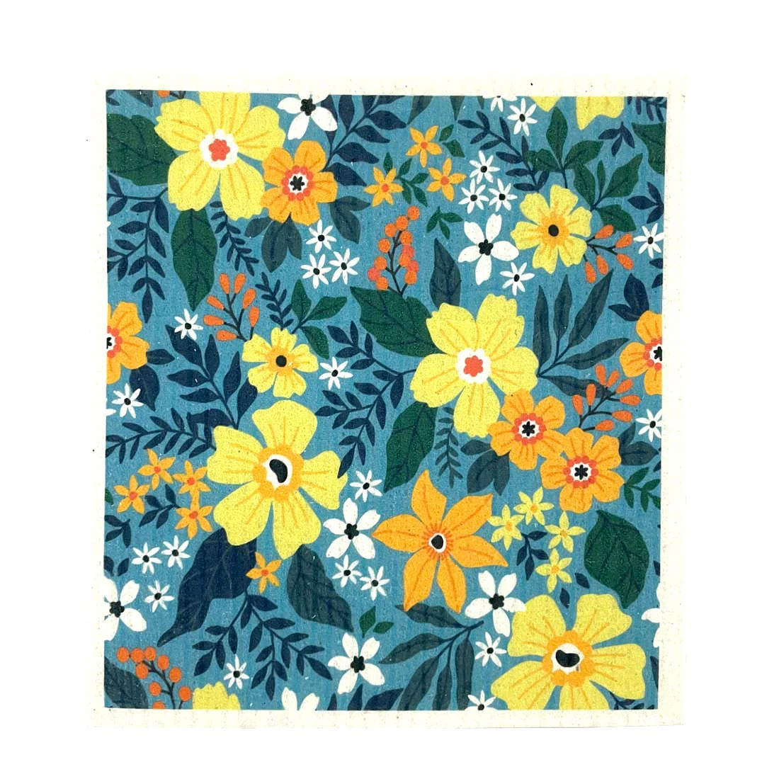 Swedish Dish Cloth - set of 3 <br>100% Biodegradable <br>Spring Garden - Image 3