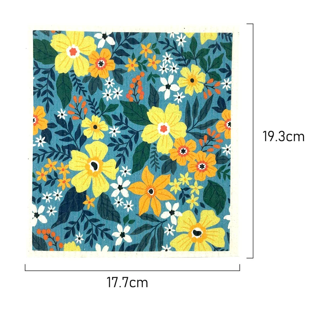 Swedish Dish Cloth - set of 3 <br>100% Biodegradable <br>Spring Garden - Image 6